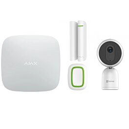 Kit de cuidado con botón SOS, sensor de puerta y cámara Blanco SMART