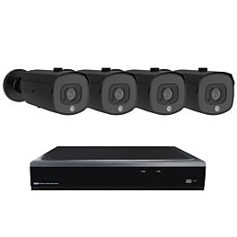 Sistema de cámara bala inalámbrica negra SMART 4