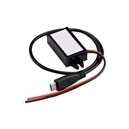 Convertidor de 12V/24V a USB-C 5V 3A – Fuente de alimentación DC-DC