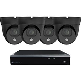 Conjunto de cámara de seguridad domo Black SMART 4
