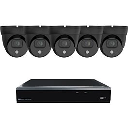 Conjunto de cámara de seguridad domo Black SMART 5