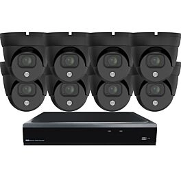 Conjunto de cámara de seguridad domo Black SMART 8