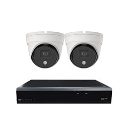 Sistema de minicámara domo inalámbrica blanca ELITE 2