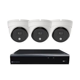 Sistema de minicámara domo inalámbrica blanca ELITE 3