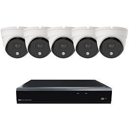 Sistema de minicámara domo inalámbrica blanca ELITE 5