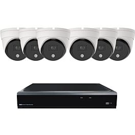 Sistema de minicámara domo blanca ELITE 6