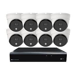 Sistema de minicámara domo inalámbrica blanca ELITE 8