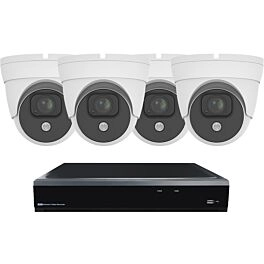 Sistema de cámara domo inalámbrica blanca SMART 4
