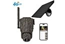 Cámara de camuflaje 4G PTZ alimentada por batería con panel solar PRO