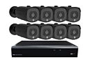 Sistema de cámara bala inalámbrica negra SMART 8