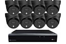 Sistema de cámara minidomo inalámbrica Black SMART 8