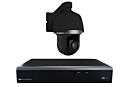 Conjunto de cámara de seguridad PTZ negra SMART 1