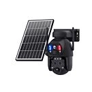 Cámara de alarma PTZ 4G con panel solar negra PLUS
