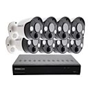 Conjunto de cámara de vigilancia con luz de precaución SMART 8