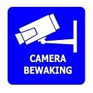Pegatina para cámara CCTV - 15 x 15 cm (3 piezas)