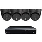 Sistema de minicámara domo inalámbrica negra SMART 4