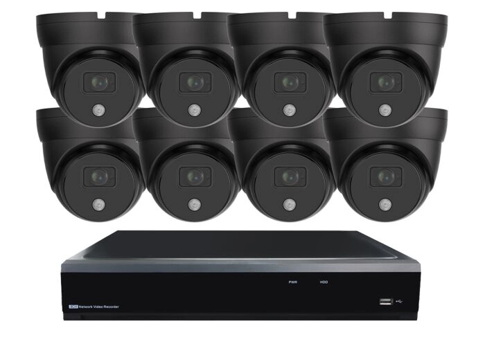 Sistema de minicámara domo inalámbrica ELITE 8 negra main product photo