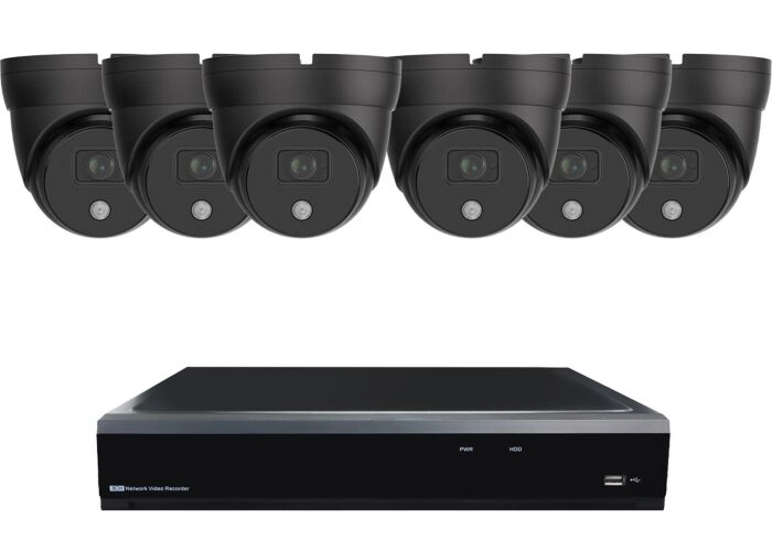 Sistema de cámara minidomo inalámbrica Black SMART 6 main product photo