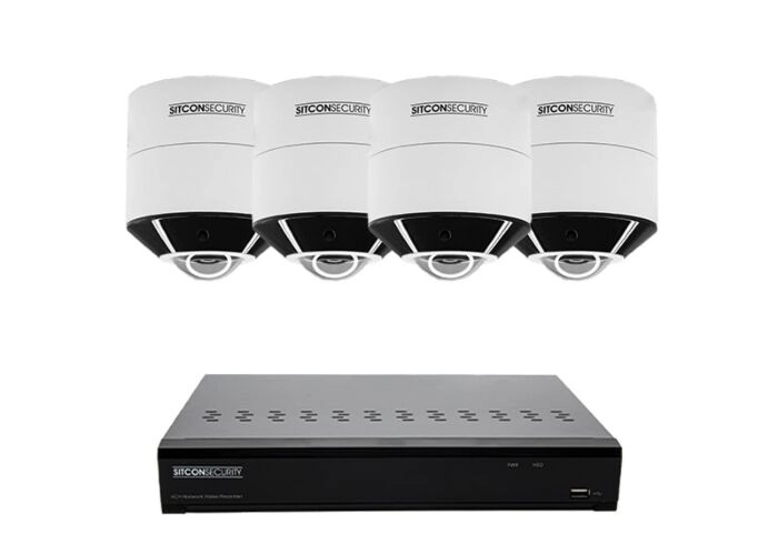 Conjunto de cámara de vigilancia Fisheye 360º SMART 4 main product photo
